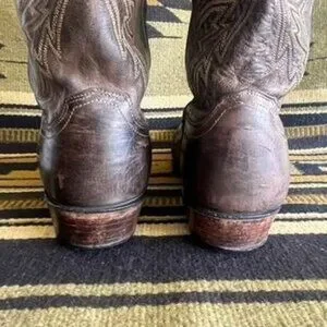 Lucchese Mad Dog Goat Brown Leather Cowboy Boots Mens\' Size 9.5 EE 2008 N155674-NA_Right_grande.jpg?v=  main image 3